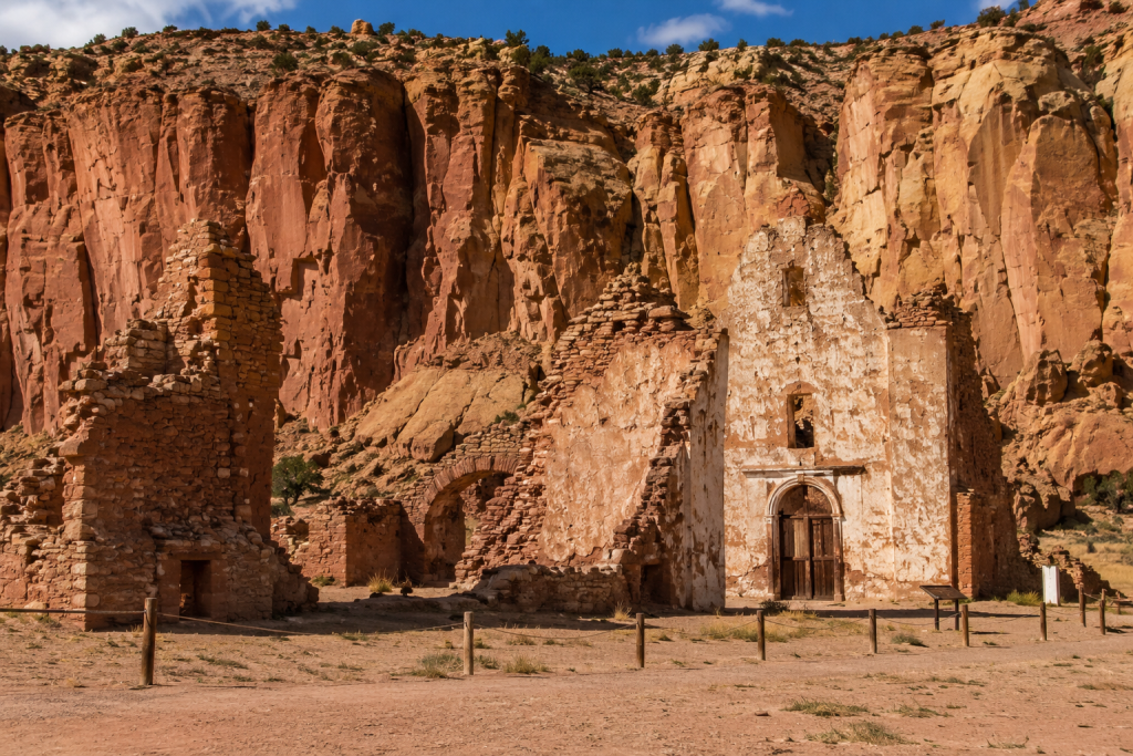 Jemez Historic Site mission ruins, New Mexico hidden gems
