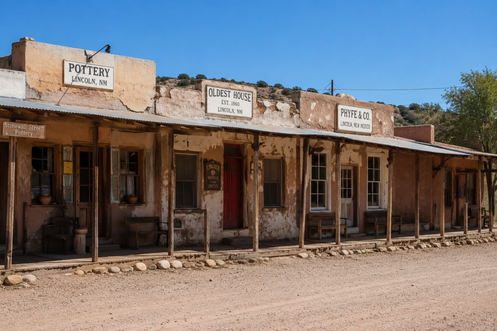 Lincoln Historic Site Old West town, New Mexico hidden gems