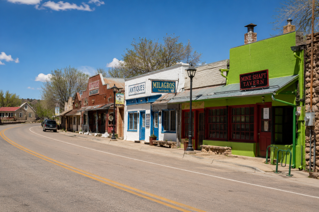  Madrid New Mexico artist town, hidden gem on Turquoise Trail