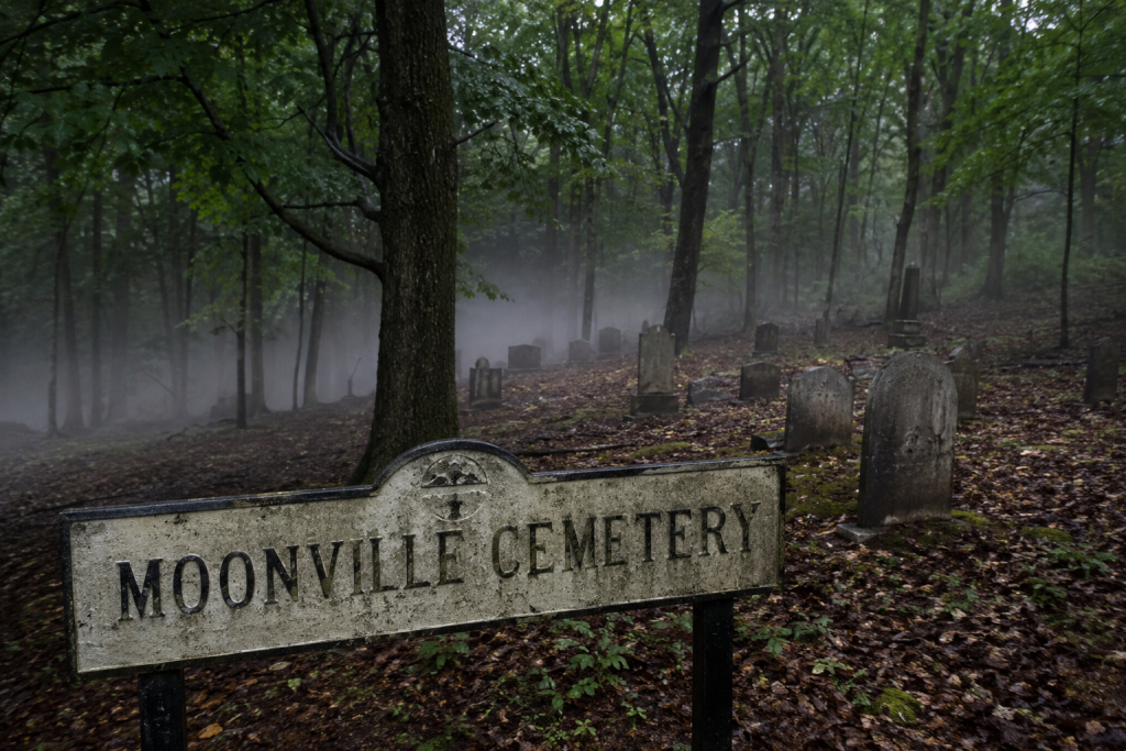 Moonville Cemetery in southeastern Ohio